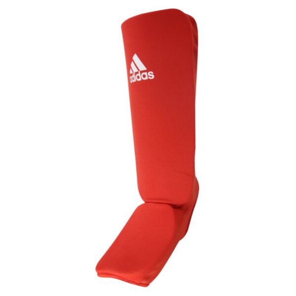 Adidas สนับแข้ง​ยูยิตสู สนับแข้ง​และหลังเท้า​ยูยิตสู สีแดง สำหรับแข่ง FIGHTING